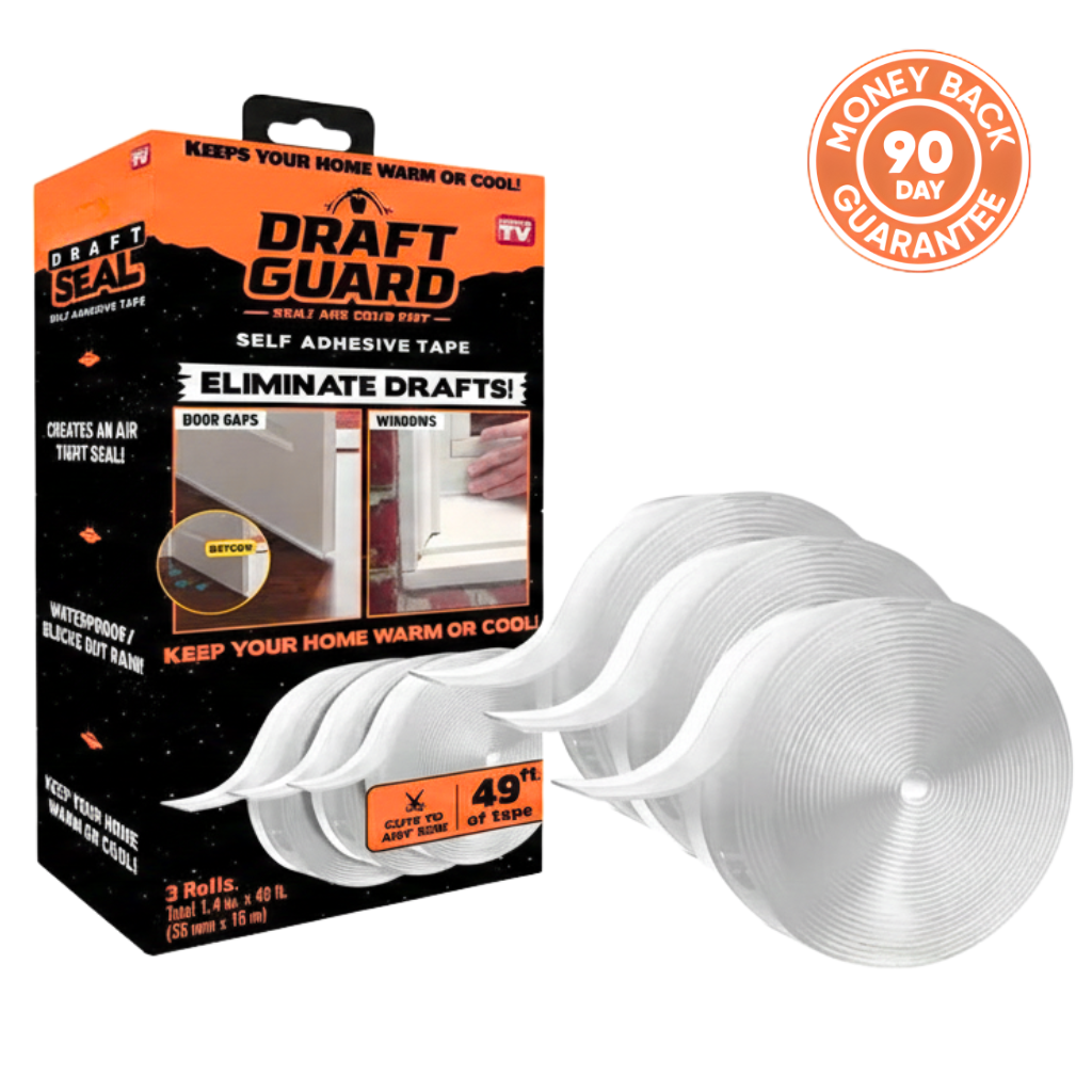 Draft Guard Anti-Draft Adhesive Instant Insulation Seal Tape