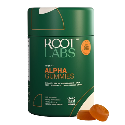 Root Labs Alpha 10-in-1 Shilajit Gummies 4000 mg